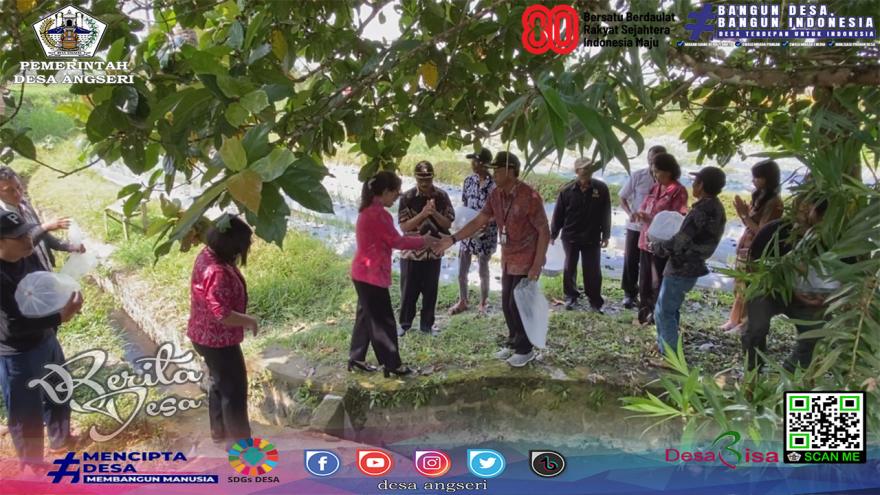 Dinas Perikanan Tabanan Gelar Restocking, Ribuan Bibit Ikan Ditebar di Desa Angseri