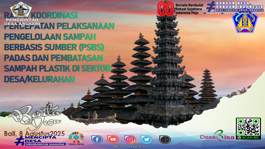 Rapat Koordinasi PSBS PADAS dan Pengurusan Administrasi BKK Subak di Desa Angseri