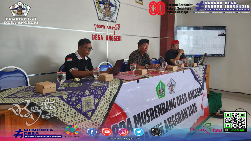 Pra Musrenbang Desa Angseri Merancang Masa Depan Desa untuk Tahun 2026