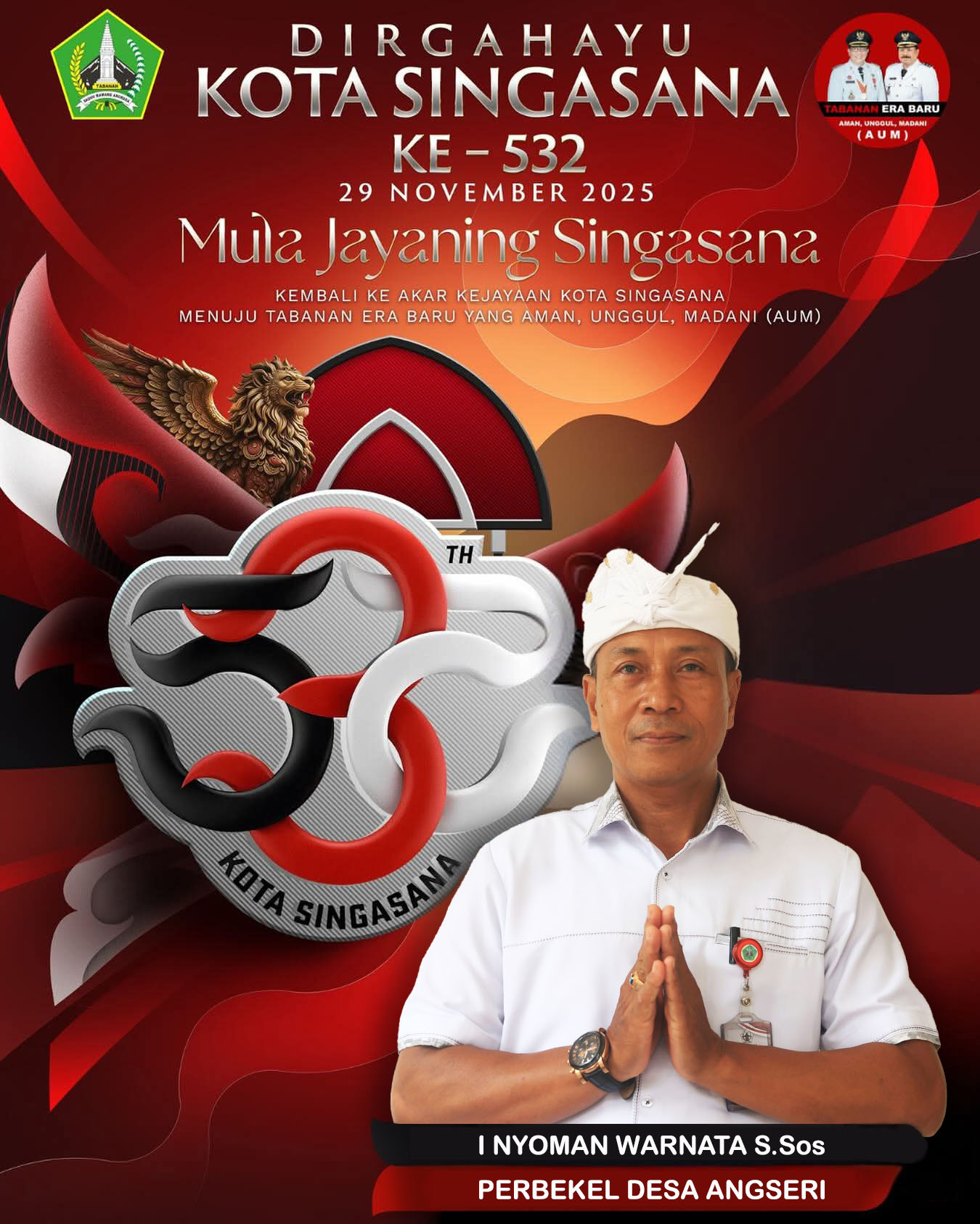 Perbekel_Ucapan_HUT_Kota_Tabanan2